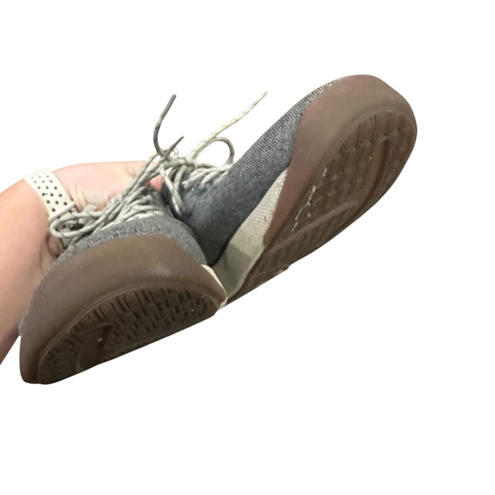 OluKai Nanea Li Mens 9.5 Charcoal Grey Leather Casual Sneakers 10485 BN2R - Picture 3 of 7